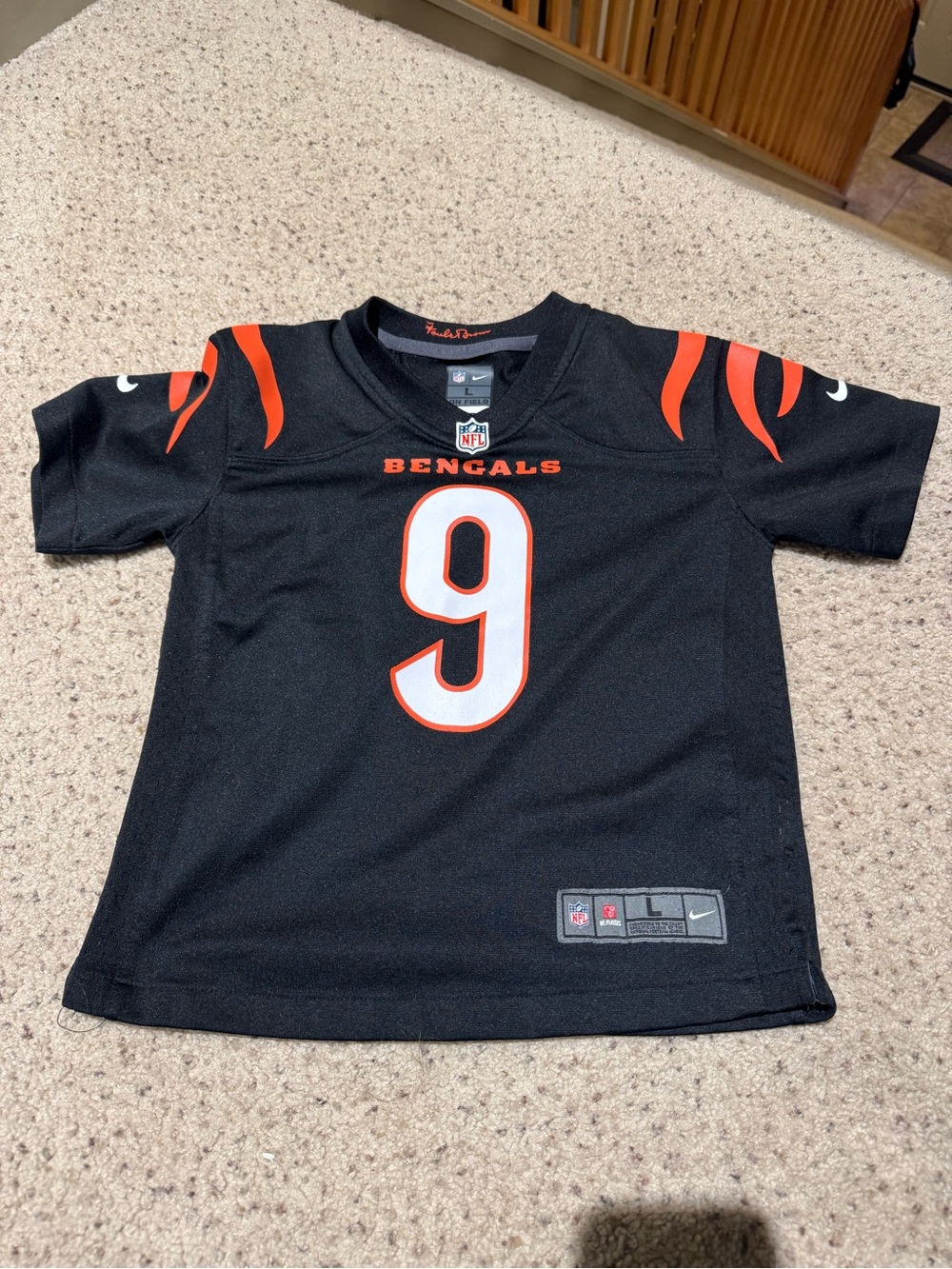Youth Joe Burrow Cincinnati Bengals #9  Jersey